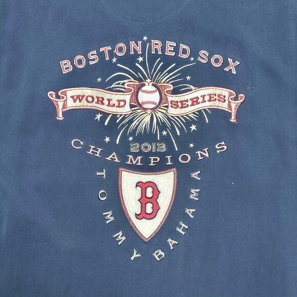 Tommy Bahama | Men | 2013 World Series Boston Red Sox Silk Shirt | Medium - Picture 11 of 12